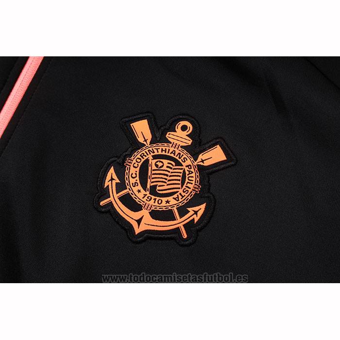 Chandal de Chaqueta del Corinthians 2025-2026 Negro Naranja